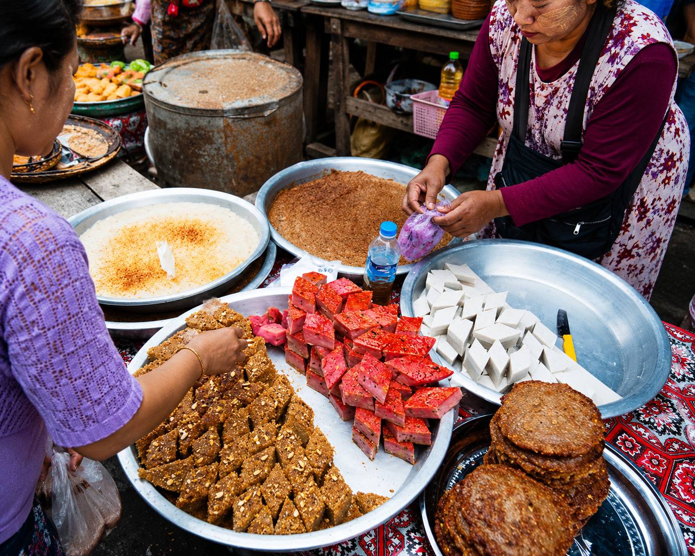 Burmese Sweet Snacks