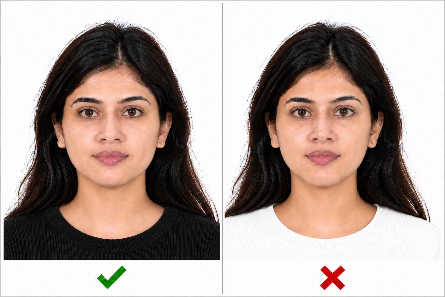 Correct And Incorrect Applicant Clothing