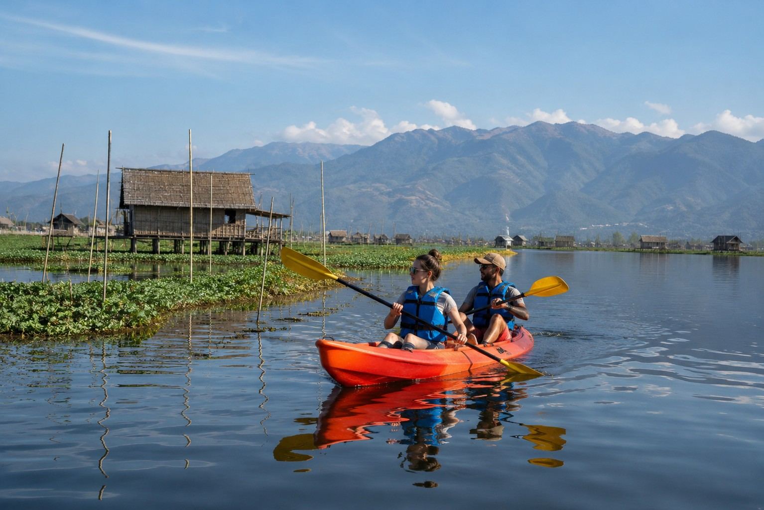 Kayaking On Inle Lake