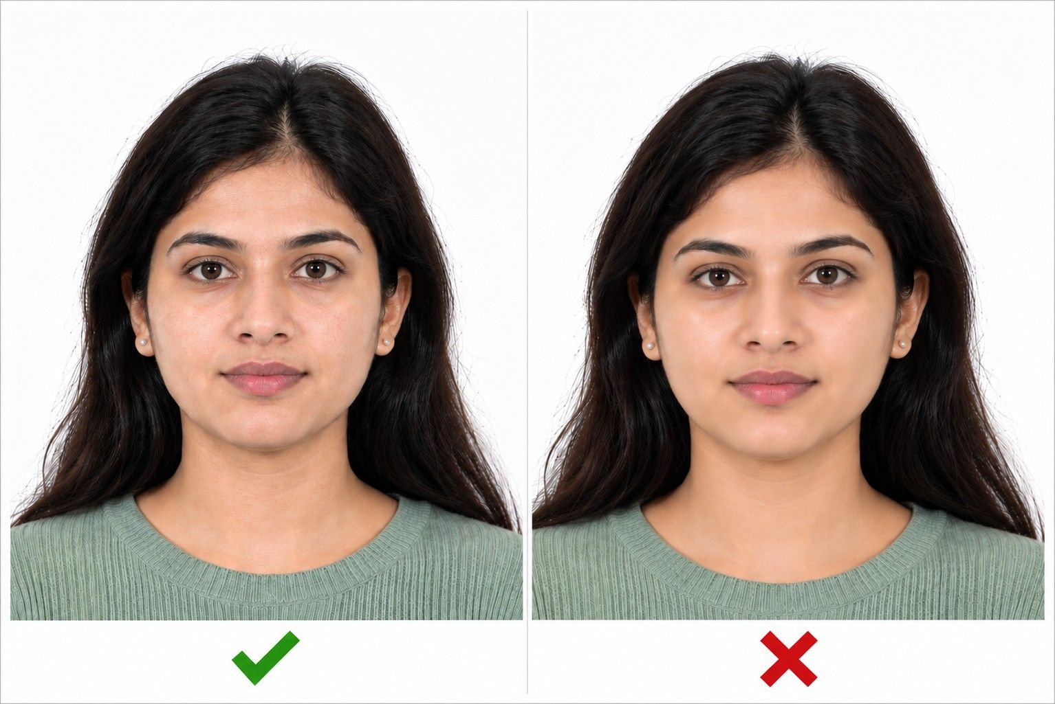 Natural Versus Digitally Edited Applicant Photo