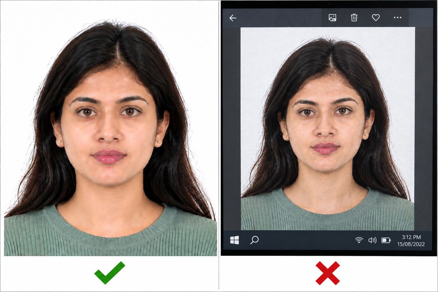 Original Applicant Photo And Screenshot