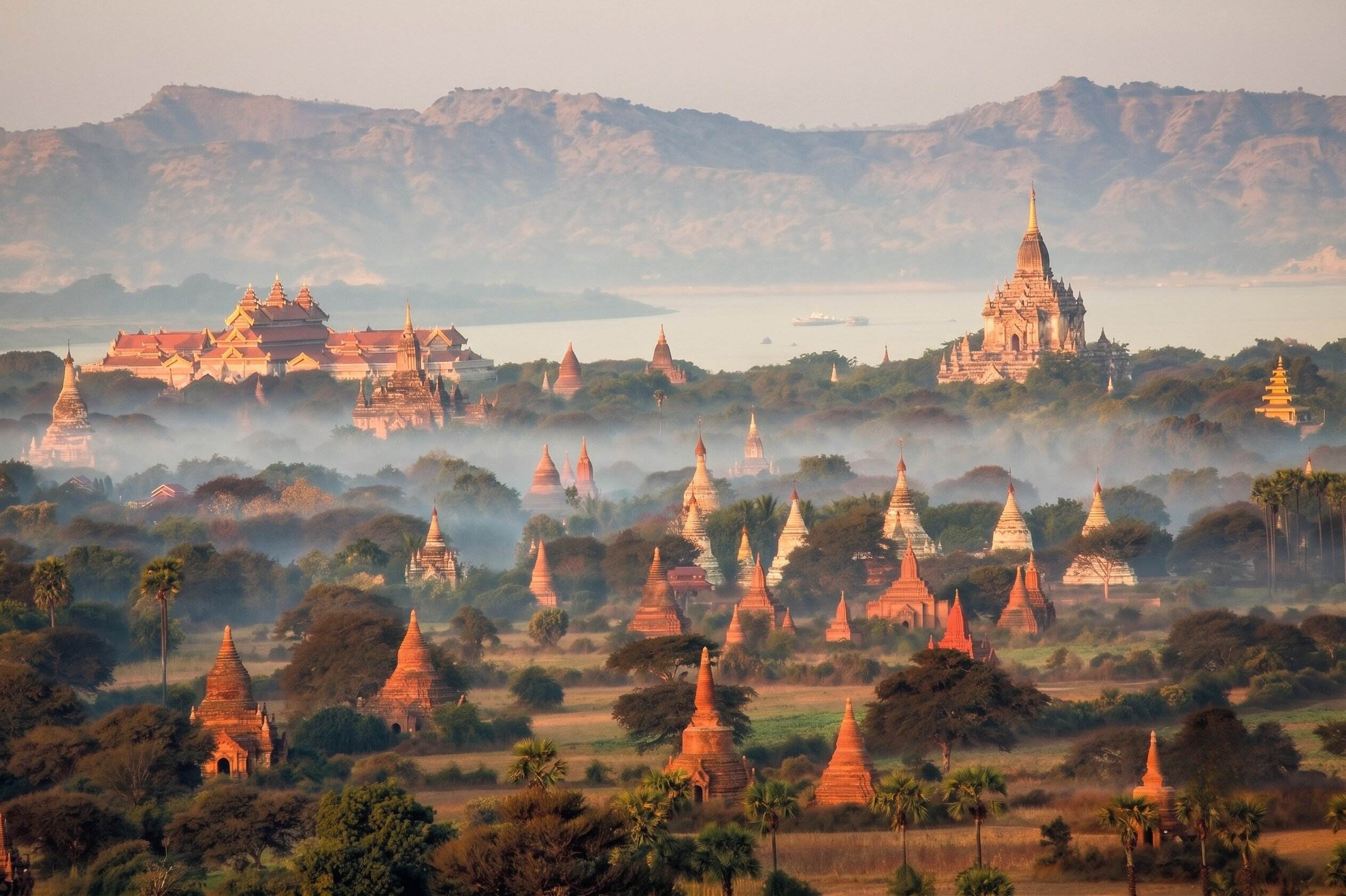 Overview Of The Bagan Archaeological Site