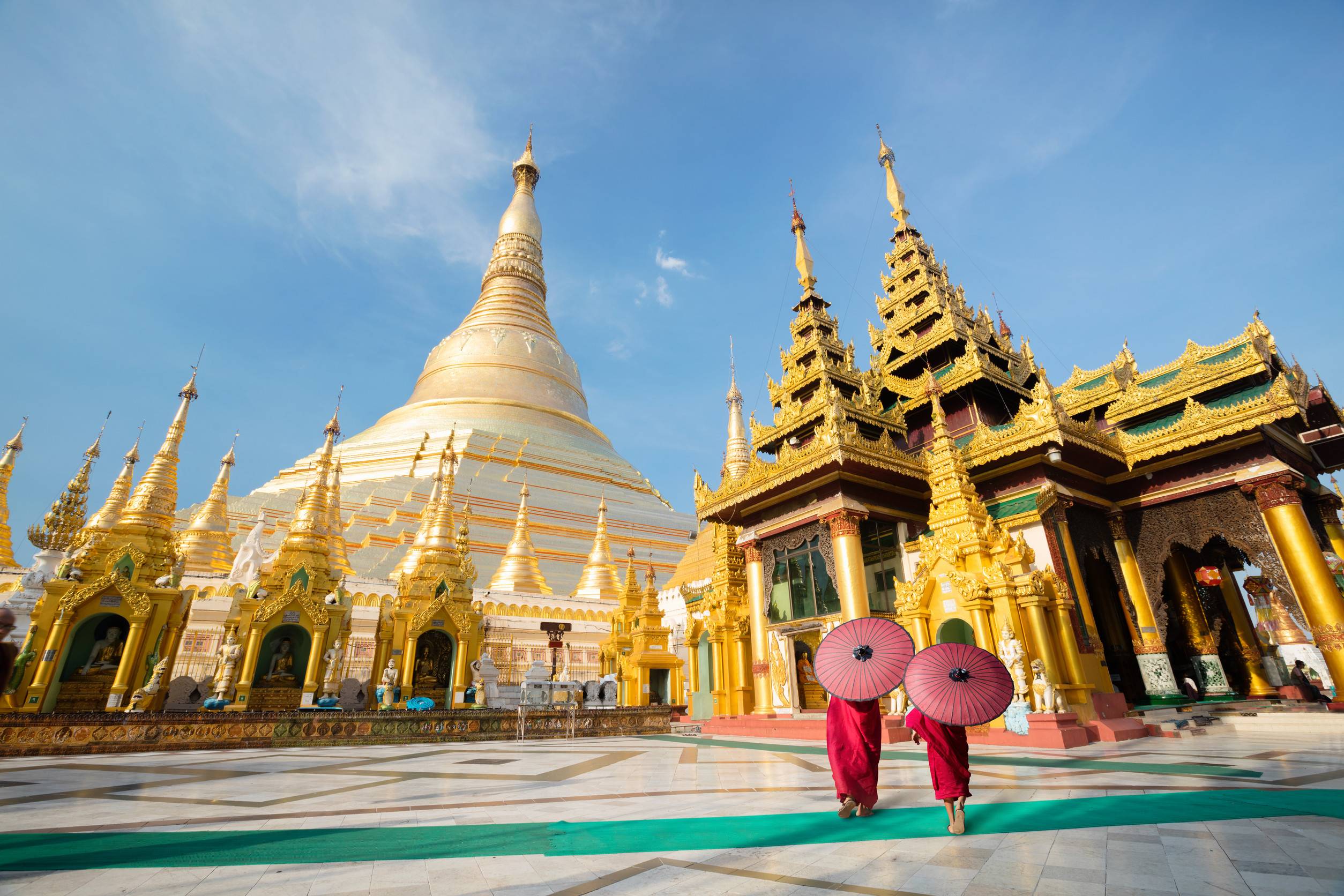 Shwedagon pagoda Yangon Myanmar