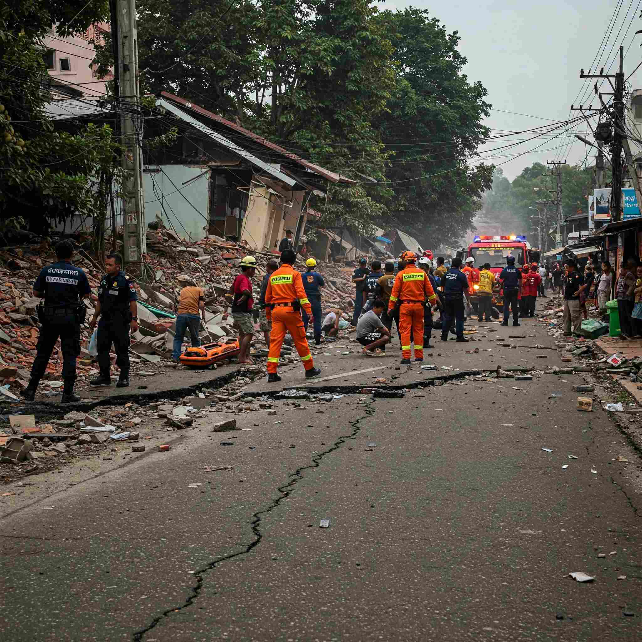 Earthquake Hits Myanmar, Bangkok Declares Disaster Zone