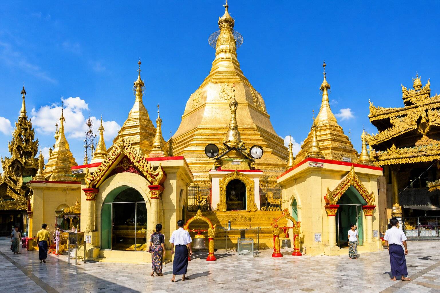 Sule Pagoda in Myanmar