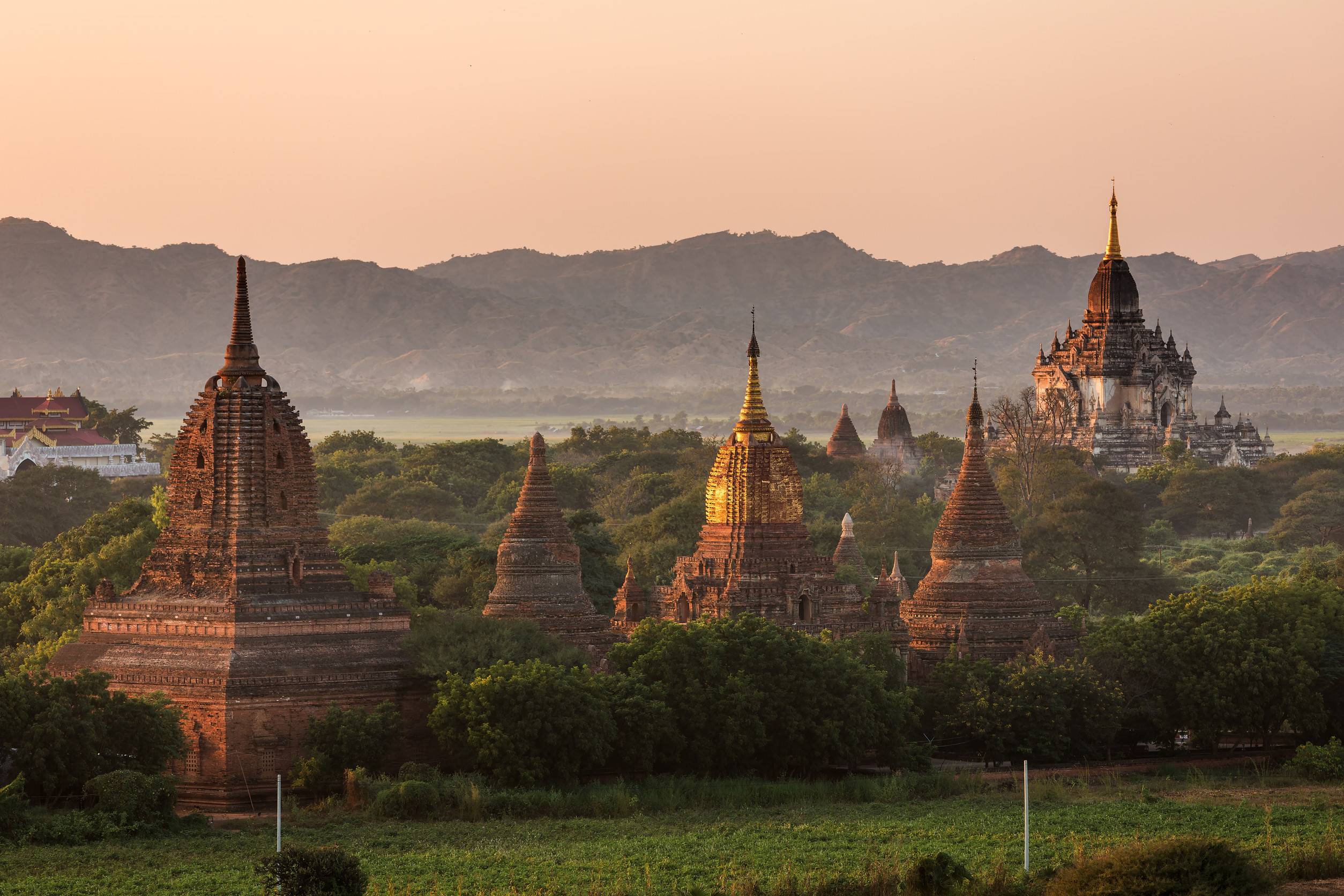 Temples In Bagan Myanmar