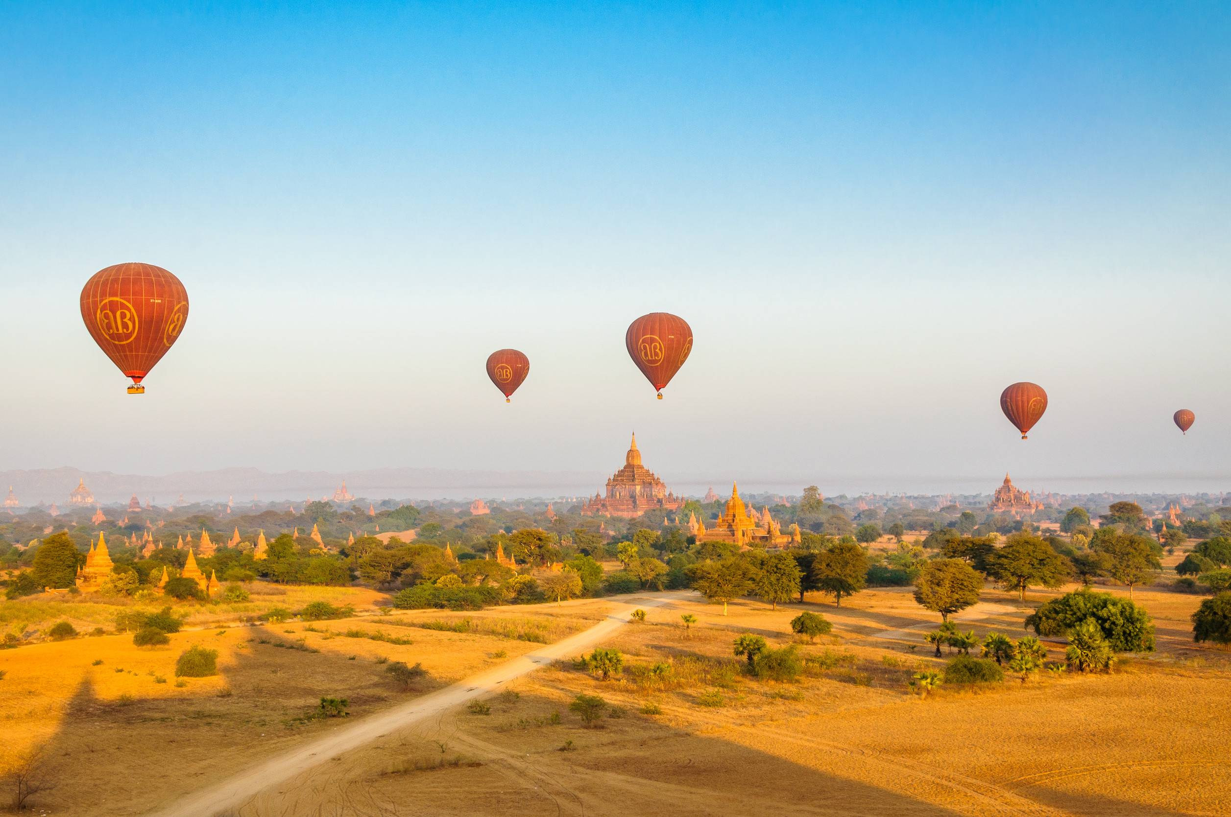 View From Pyathada Temple Bagan