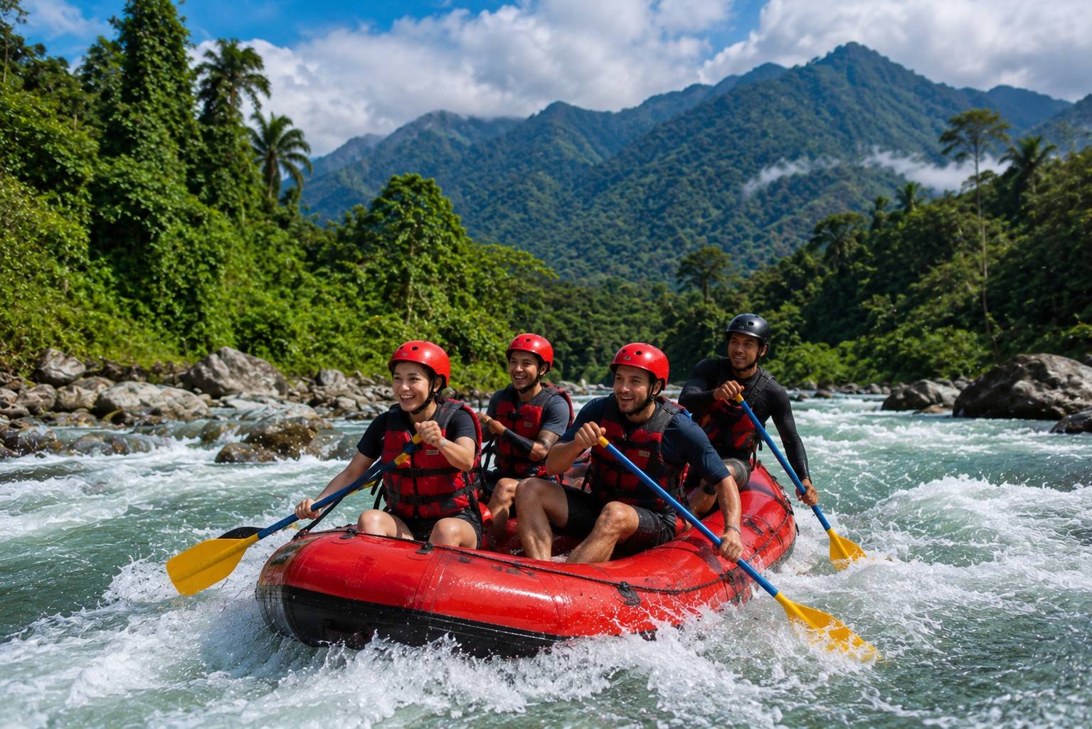 White Water Rafting Near Putao