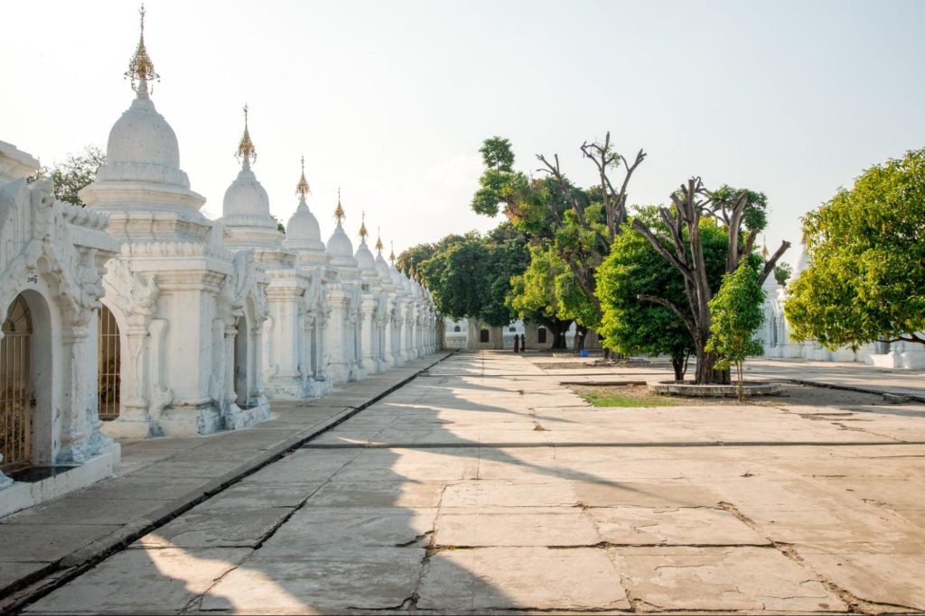 Kuthodwa Pagoda in Mandalay, Myanmar