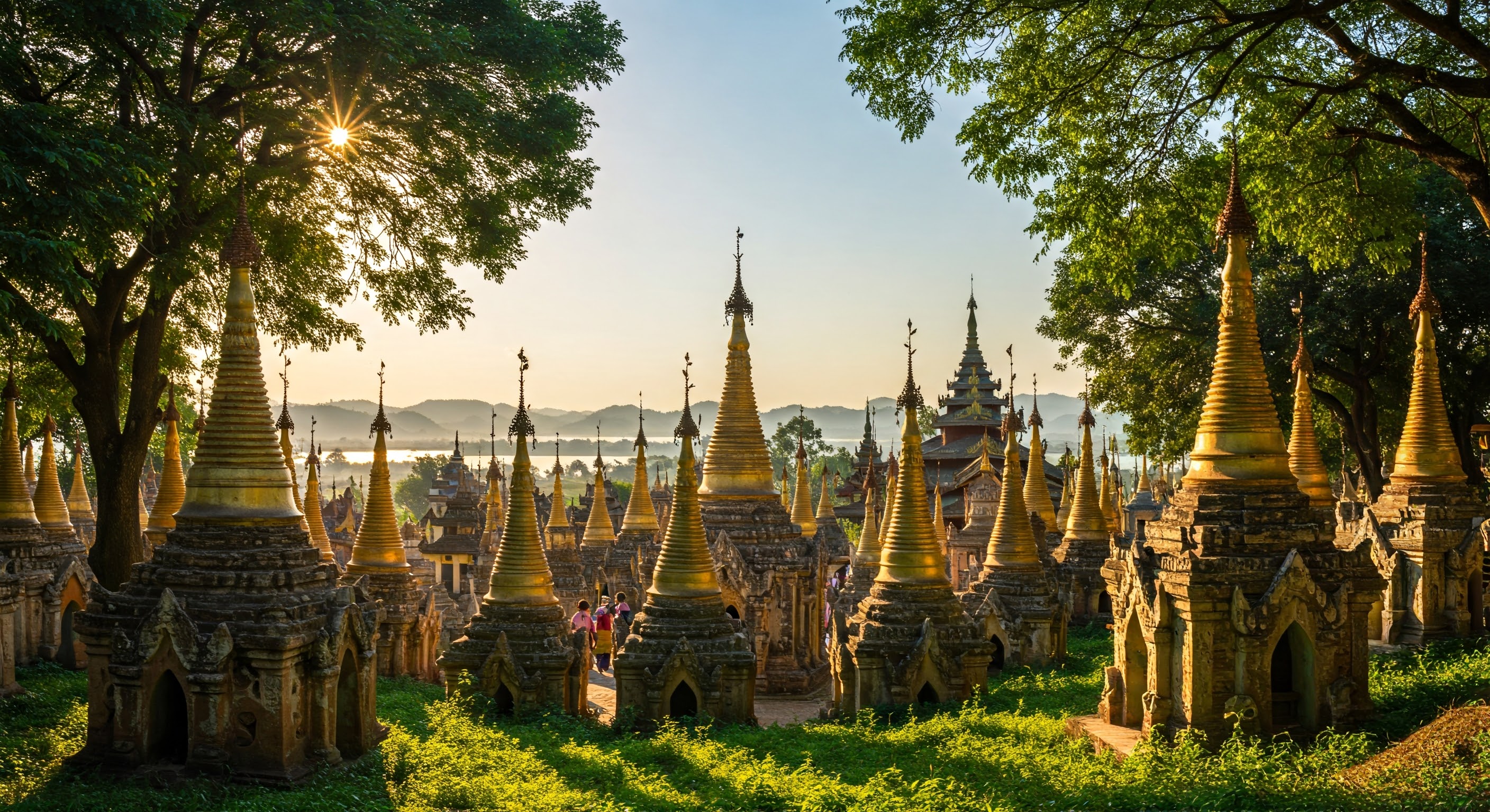Shwe Indein - sacred place near Inle lake, Myanmar